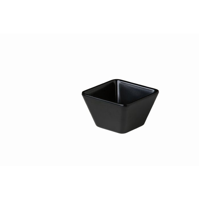 Stylepoint Vierkant bakje zwart 8,9 x 8,9 x 5,5 cm – per 12 stuks