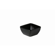 Gebogen vierkant bakje zwart 8,9 x 8,9 x 4,5 cm – per 12 stuks
