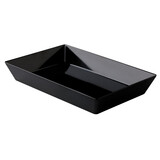 Rechthoekige bak zwart 35 x 25 x 7 cm – per 3 stuks