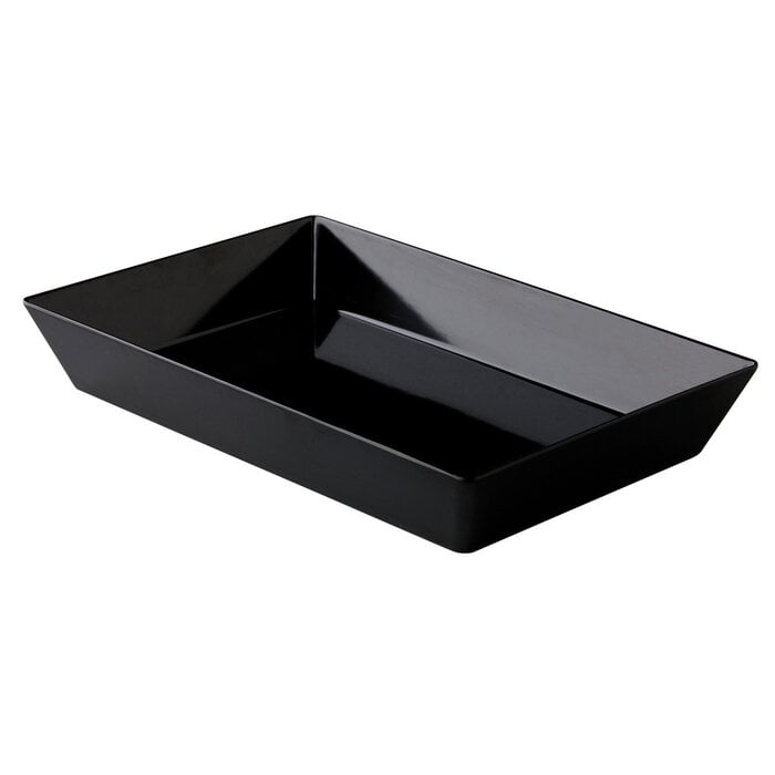 Stylepoint Rechthoekige bak zwart 35 x 25 x 7 cm – per 3 stuks