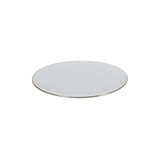 Q Basic coupe bord goud 22 cm – per 24 stuks