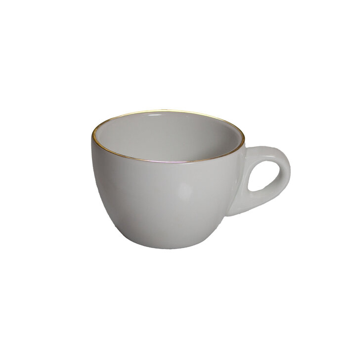 Stylepoint Barista cappuccino kop goud 190 ml – per 12 stuks