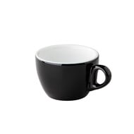 Barista cappuccino kop zwart 190 ml – per 6 stuks