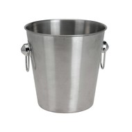 Wijnkoeler m/ringoren Ø22cm rvs Wijnkoeler m/ringoren Ø22cm rvs