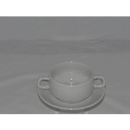 Renaud Stretto soepkop 32cl doos à 24  met 2 oren wit hard hotelporselein