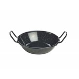 Emaille wokpan zwart 18 cm 780 ml – per 6 stuks