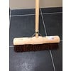 Bezem hard gemeente 45cm m/houten steel + steelklem