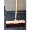 Bezem hard gemeente 45cm m/houten steel + steelklem
