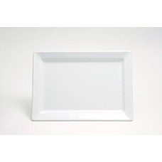 Melamine bord rechthoekig 29,8x21,0cm wit kl. 5870 doos à 4