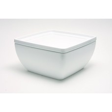 Melamine schaal 25x25cm wit kl. 5870 doos à 3