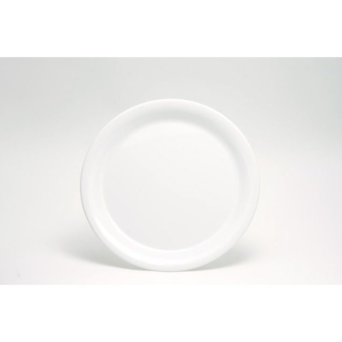 Melamine bord plat Ø26cm wit kl.5870 doos à 4