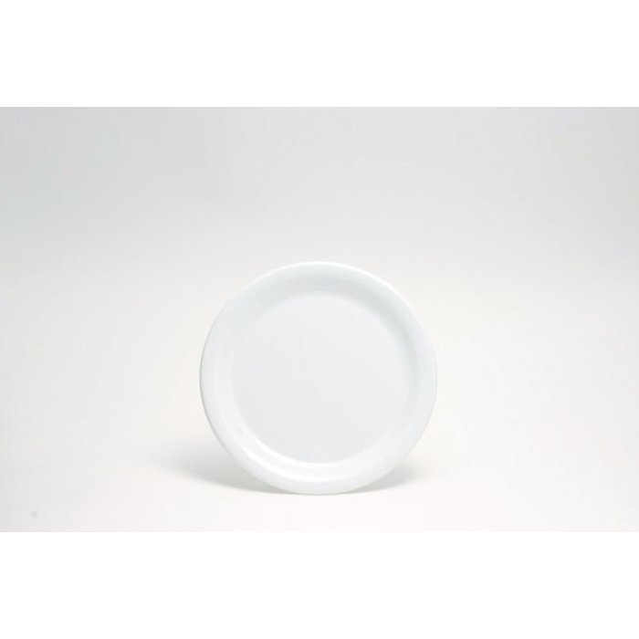 Melamine bord plat Ø19,0cm wit kl.5870 doos à 6