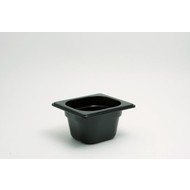 Melamine GN bak 1/6-100 zwart doos à 6