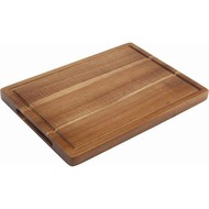 Acacia langwerpige plank met sapgeul 28x20x2cm