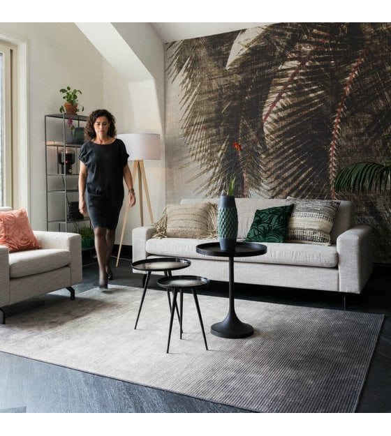 Zuiver Obi Grauen Teppich Textil 300x200cm Wonen Met Lef