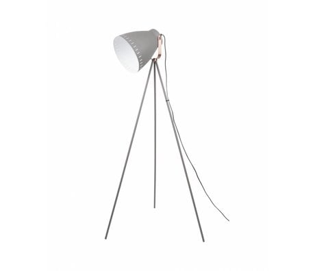 Leitmotiv Floor lamp Mingle gray metal Ø26,5 x145cm