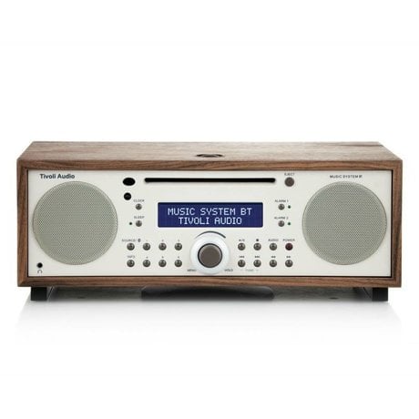 Tivoli Audio Radio Music System BT wit bruin hout 35,88x24,13x13,34cm