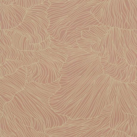 Ferm Living Behang Coral roze beige 53x1000cm
