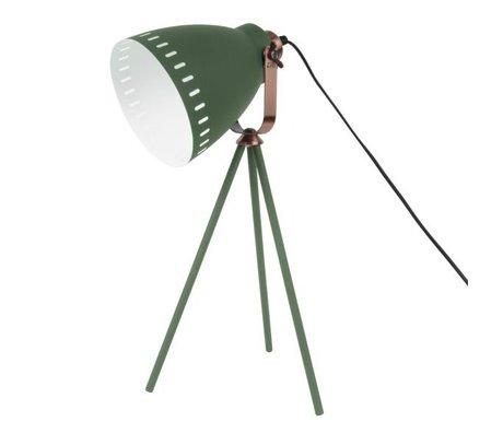 Leitmotiv Tafellamp Mingle groen metaal Ø16.5x54x31cm