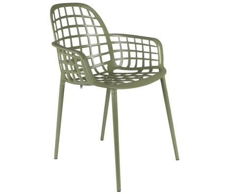 Zuiver Garden chair Albert Kuip green metal 59,5x59,5x82,5cm