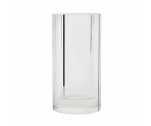 Onschuld Bruin Tranen Vaas transparant glas 12,5x6,5cm - wonenmetlef.nl