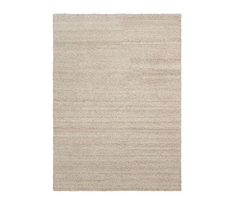Ferm Living Teppich Schattenschleife beige Textil 140x200cm