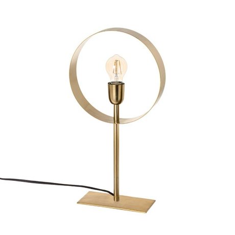 Riverdale Lampe de table Bryce en acier doré 49cm