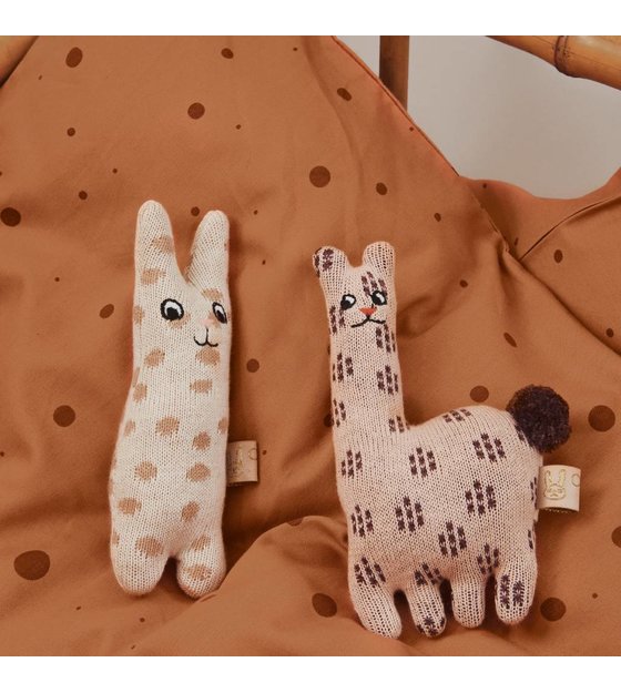 Oyoy Hug Pillow Baby Guggi Giraffe Cotton 17x32cm Wonen Met Lef