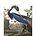 KEK Amsterdam Behangpaneel Louisiana Heron multicolour vliesbehang 142,5x180cm