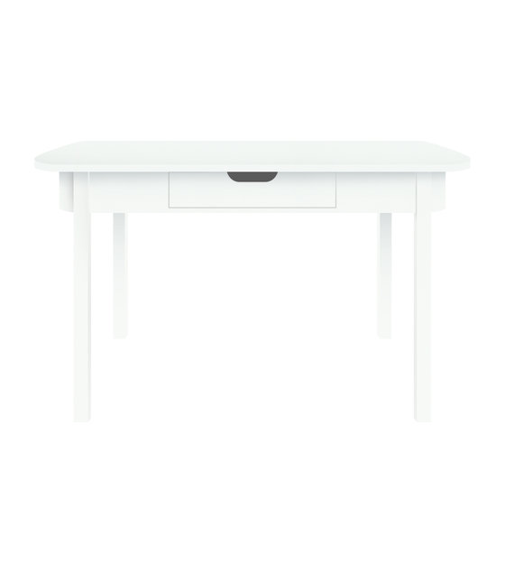 Bureau Desk wit hout 100x60x73,5cm wonenmetlef.nl