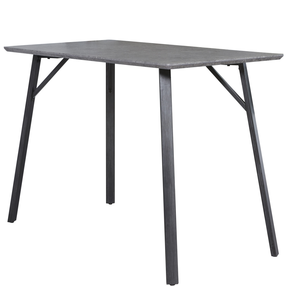 Wonenmetlef Bartisch Mikki Betonoptik Grauer Mdf Stahl 140x70x92cm Wonen Met Lef