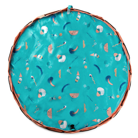 Play & Go storage bag / play mat Outdoor Beach Play multicolour polyester ø140cm