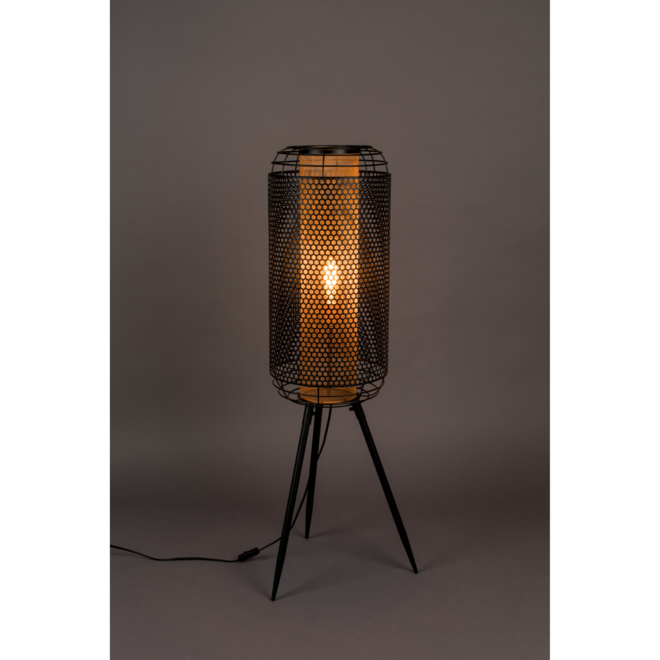 Floor lamp Archer black brass metal XL 37.5x35x111cm