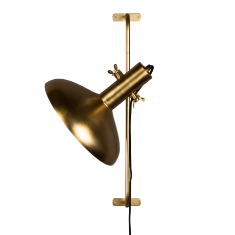 Dutchbone Wall lamp Karish brass gold metal 28.5x40.5x61 cm