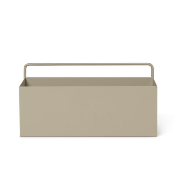 Plant Box Wall Rectangle Cashmere Metaal 30 6x14 6x15 6cm