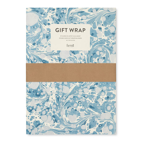 Ferm Living Gift wrapping book Marbling multicolour gift wrap 60x42cm