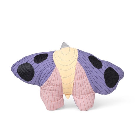 Ferm Living Cushion Moth multicolored cotton 47x32cm