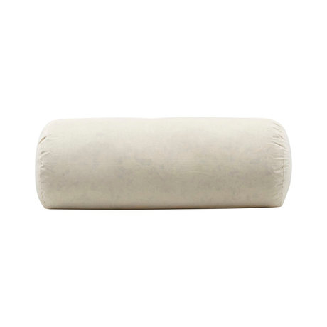 Housedoctor Coussin de rembourrage intérieur coton blanc crème Ø29x75cm
