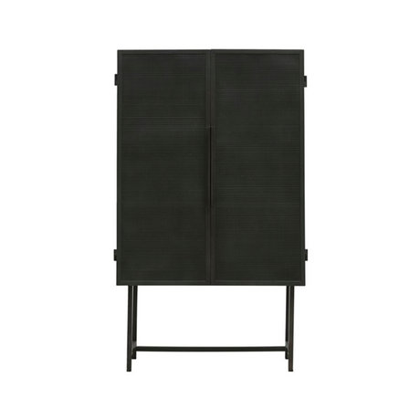 Housedoctor Cabinet Collect Vitrine Eisen schwarz 80x38x135cm