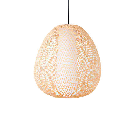 Ay Illuminate Hanglamp Twiggy Egg naturel bamboe Ø60x70cm