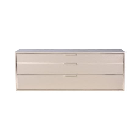 HK-living Module d'armoire élément tiroir E brun sable 100x30x36cm