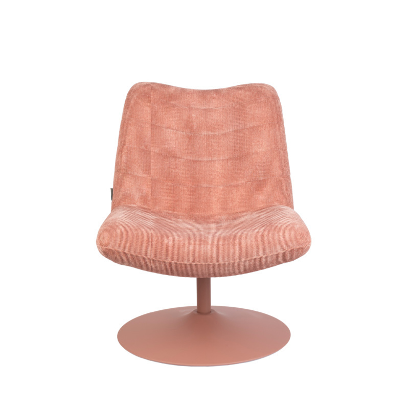 Lounge stoel textiel 67x81x85cm - wonenmetlef.nl
