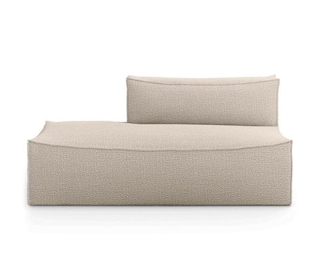 Ferm Living Daybed Right Catena Sand Wool Cotton Nylon 108x170x76cm