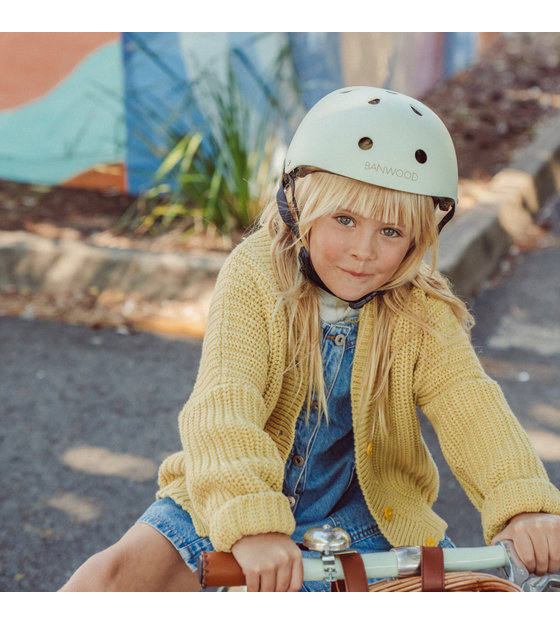 Fietshelm Kind Pale Mint ABS 24x21x17,5cm - wonenmetlef.nl