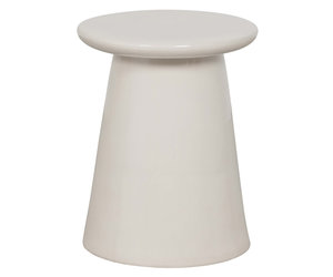 Defecte escort Soedan vtwonen Side table Button White Ceramic 35x35x45cm - Wonen met LEF!