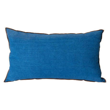 HK-living Coussin Night Sky Blue Marron Textile 60x35cm