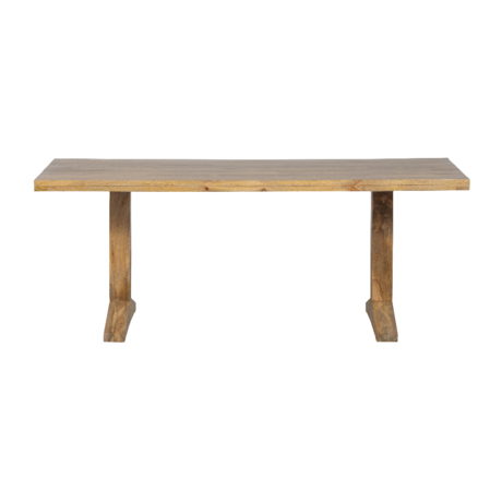 vtwonen Table à manger Deck en bois de manguier naturel 200x90x78cm
