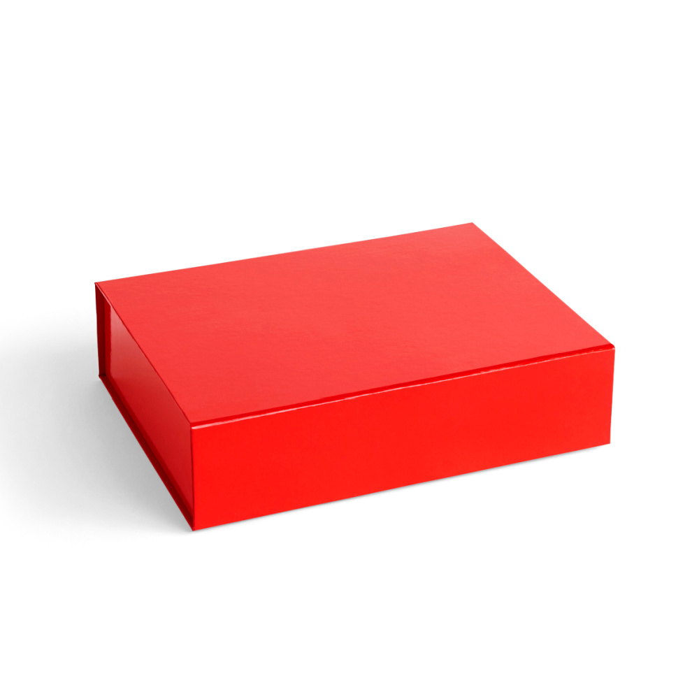 Opbergdoos Colour Rood Karton 33x25,5x8,5cm - wonenmetlef.nl