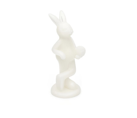 FÉST Kaars White Rabbit Wit Paraffin Wax 7x7,5x20cm