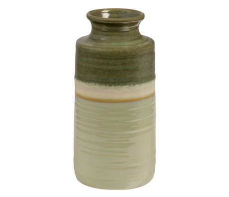 BePureHome Vase Jahrzehnte Grüne Keramik 14x14x30cm